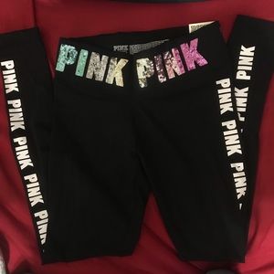 VS Pink Bling Yoga Legging